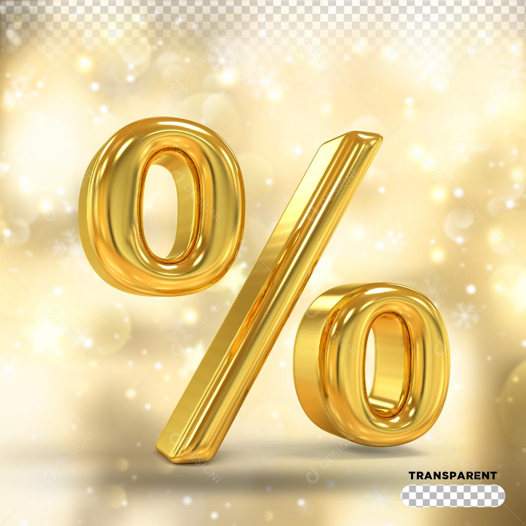 Porcentagem 3D Para Composição PSD