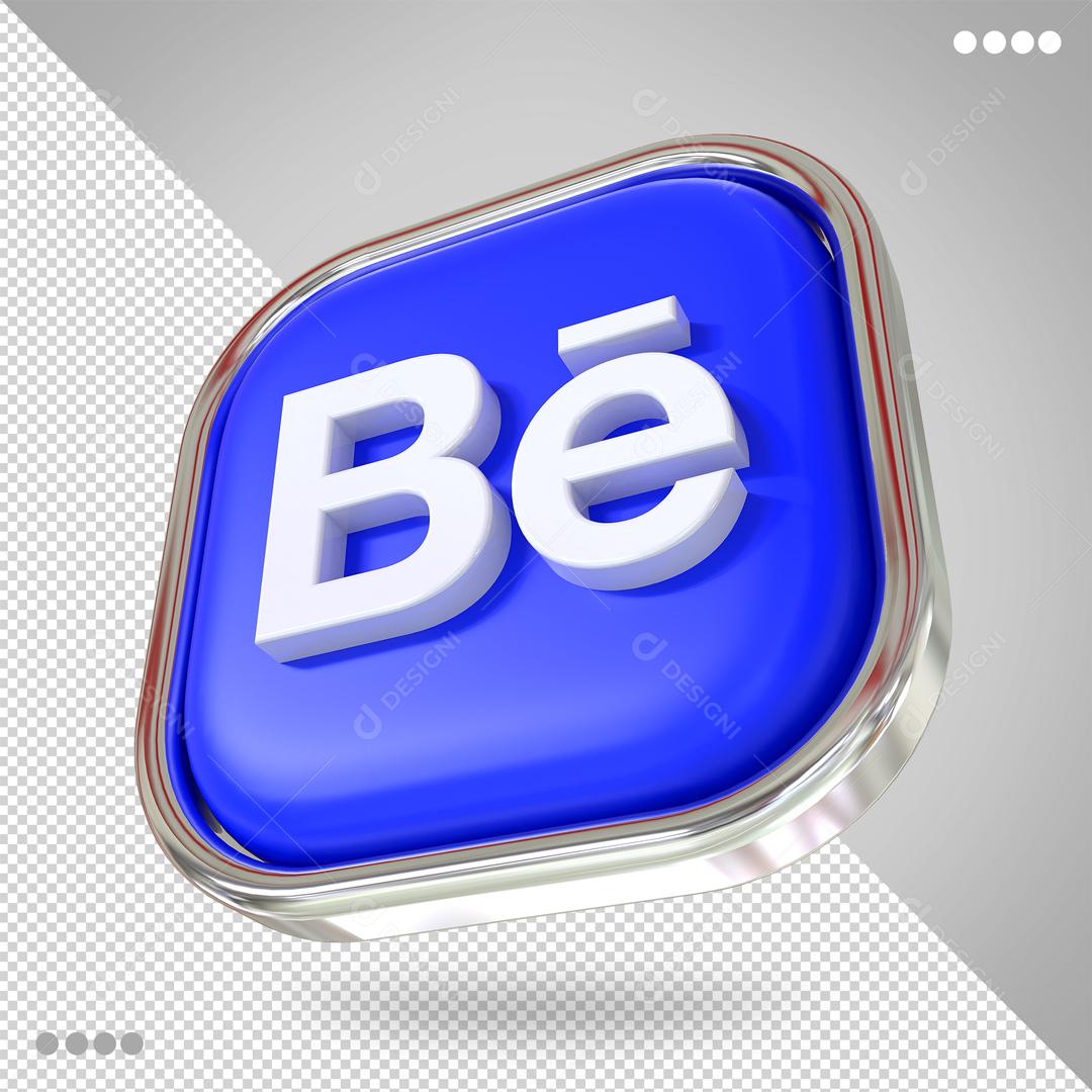 Behance 3D Elemento Para Composição PSD