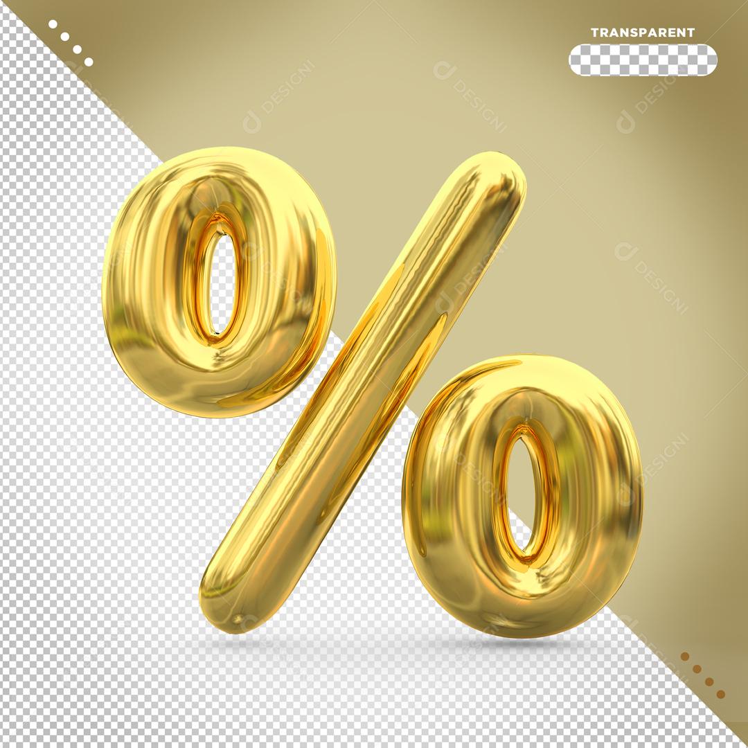 Porcentagem 3D Para Composição PSD