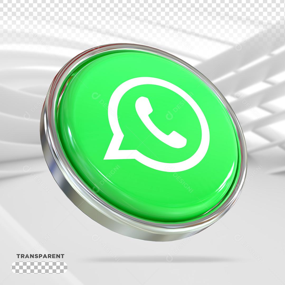 Whatsapp Ícone 3D Para Composição PSD