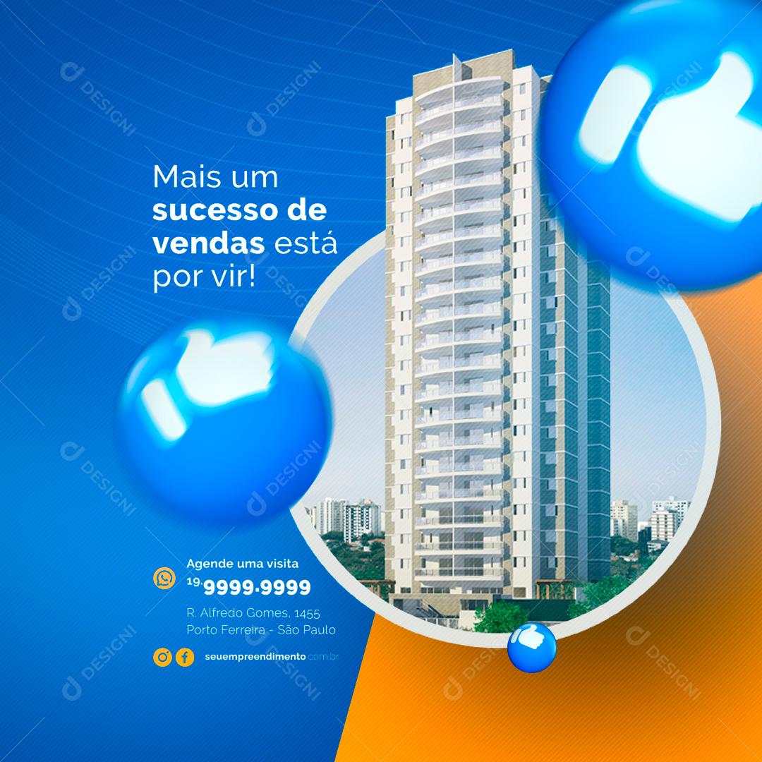 Mais Um Sucesso De Vendas Está Por Vir Social Media PSD Editável