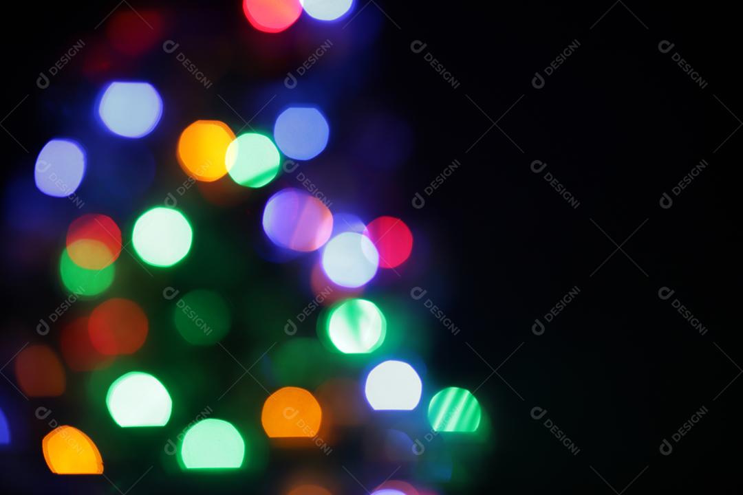 Fundo de férias abstrato luz bokeh de natal