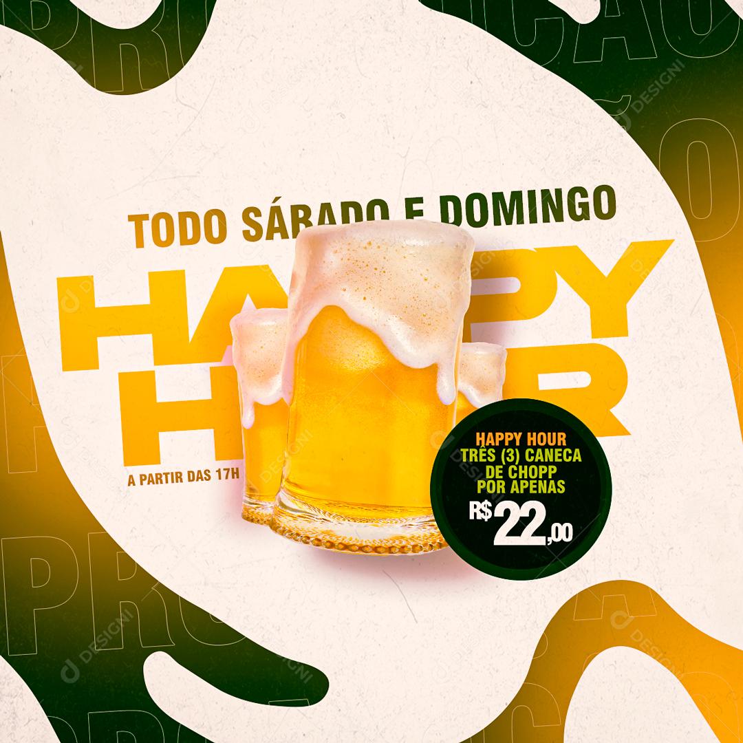 Todo Sábado E Domingo é Dia Dela Social Media PSD Editável