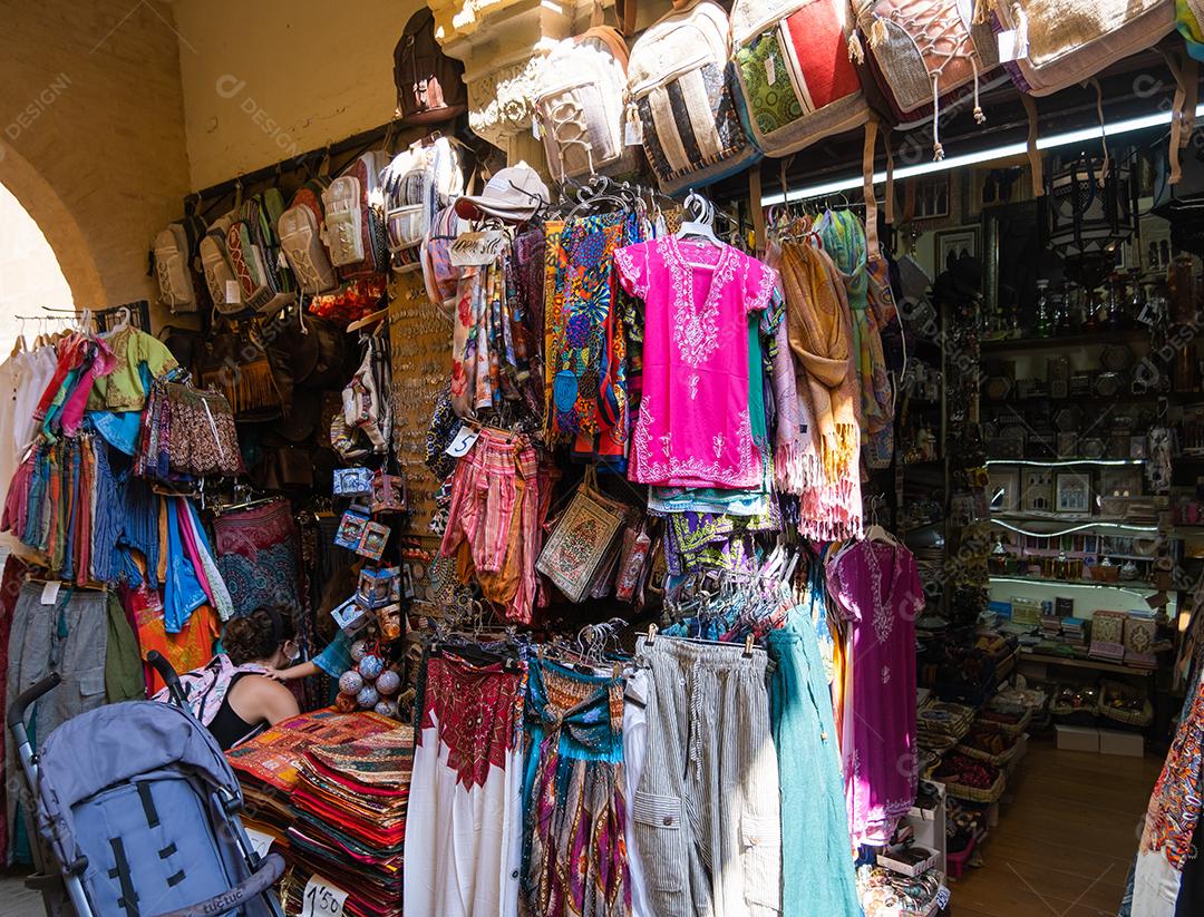 Vista do antigo mercado árabe de Alcaiceria.