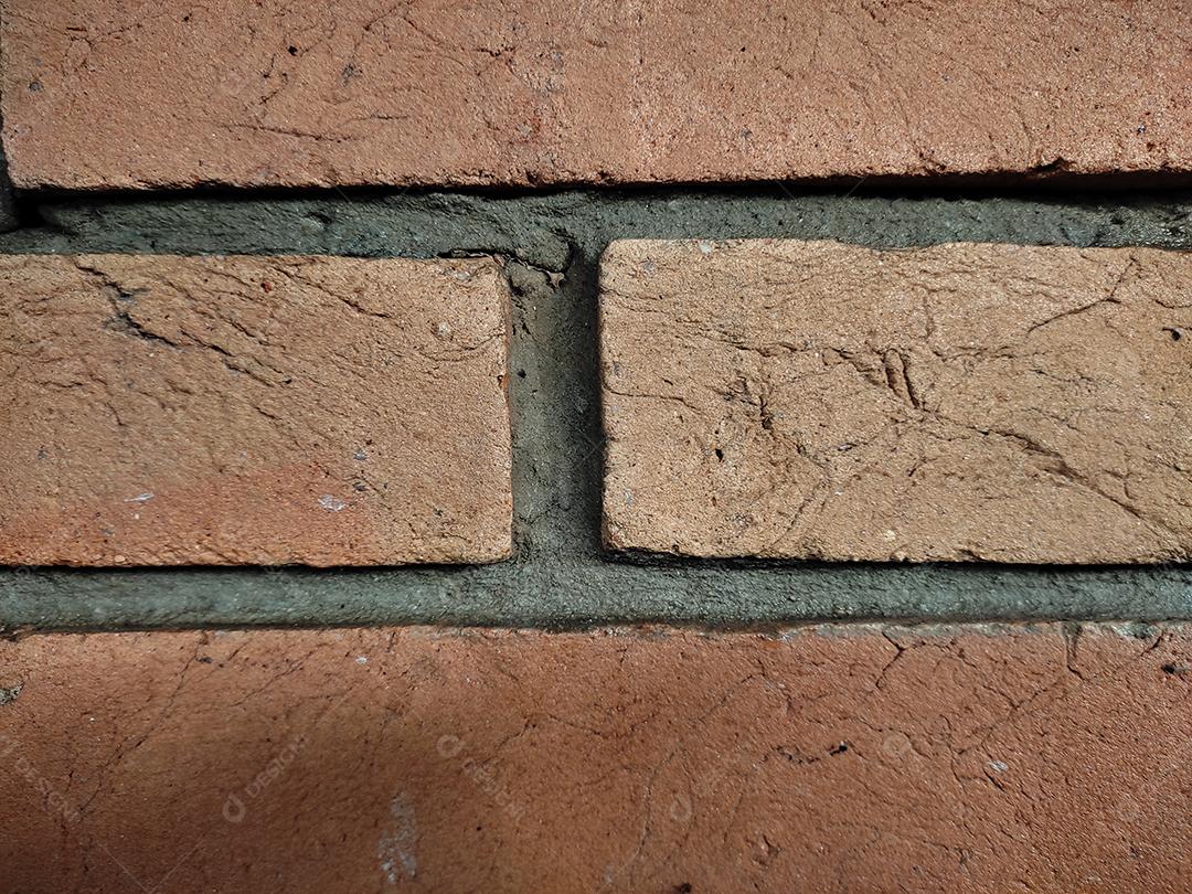 Parede casa de tijolos de barro