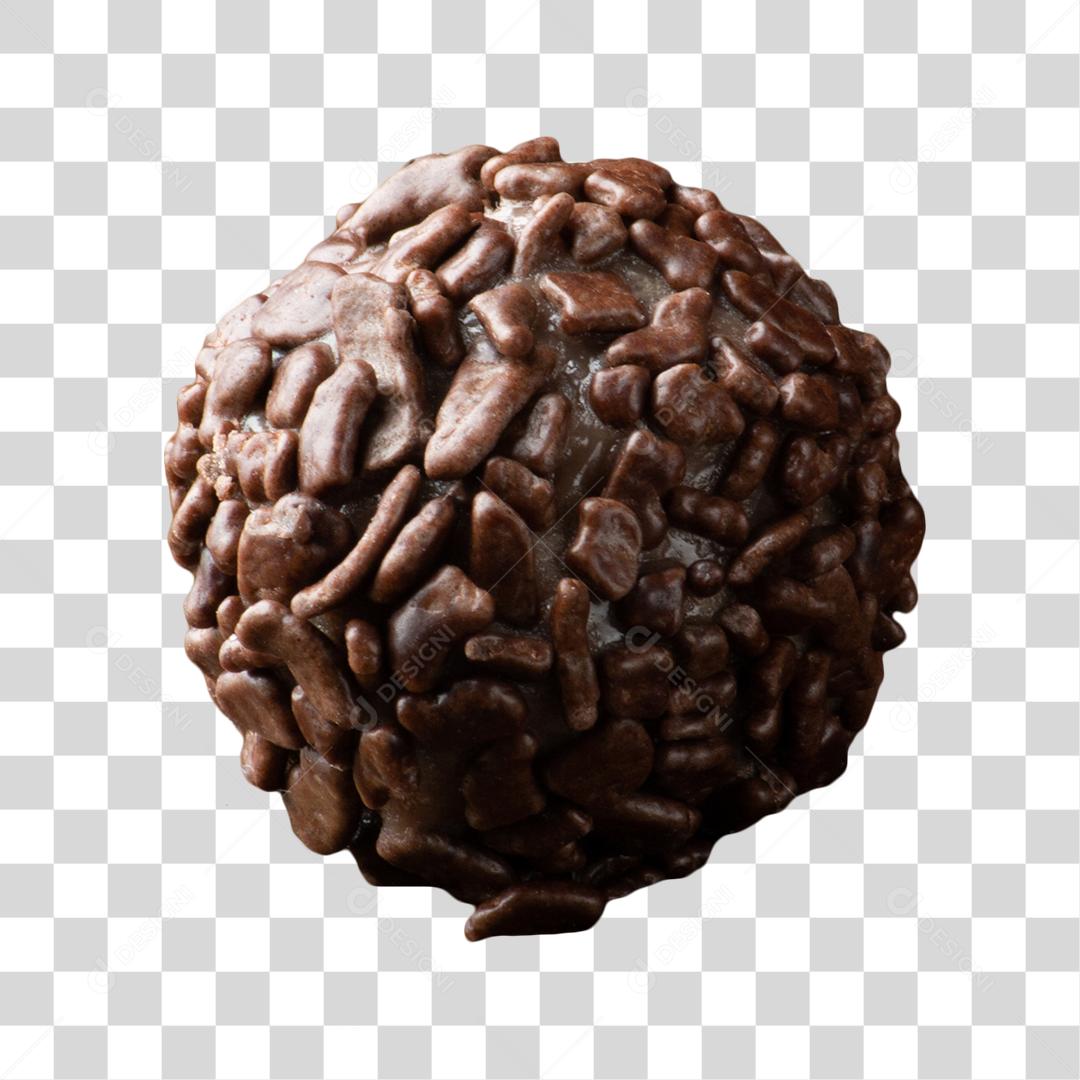 Brigadeiro Preto PNG Transparente