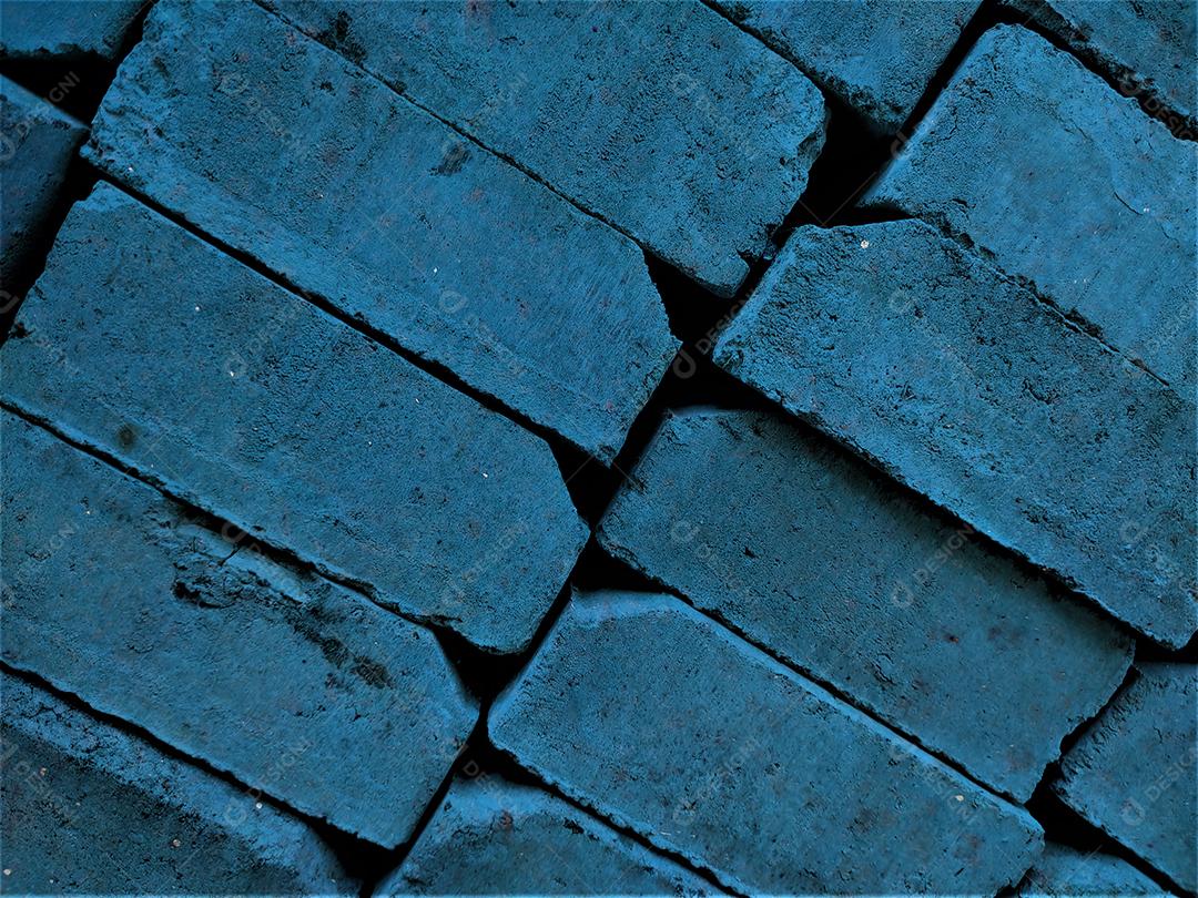 Parede casa de tijolos de barro