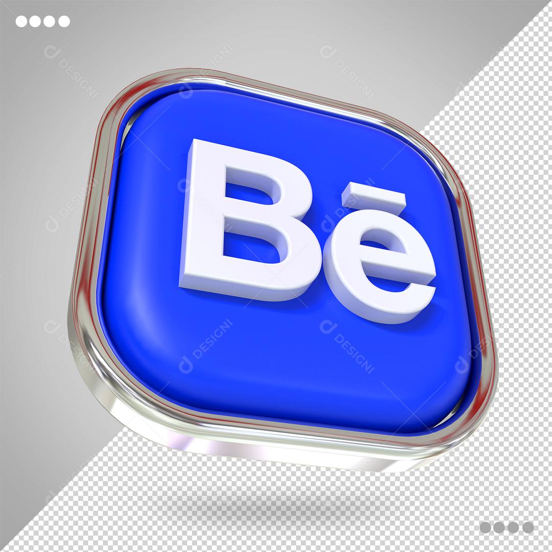 Behance 3D Elemento Para Composição PSD