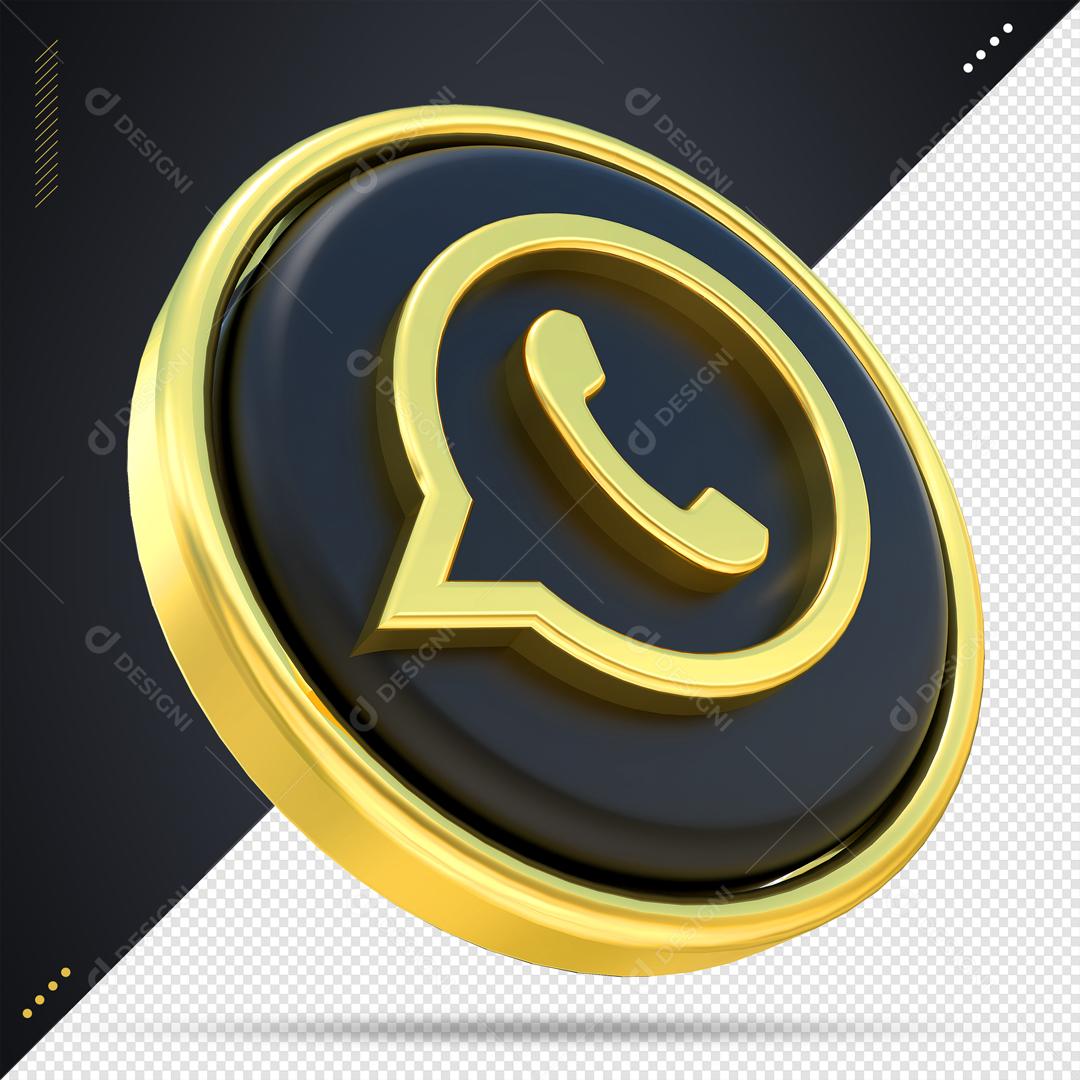 Ícone 3D Whatsapp Para Composição PSD
