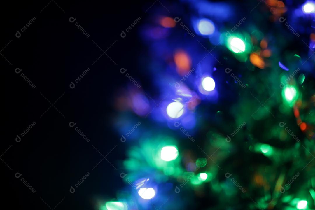 Fundo de férias abstrato luz bokeh de natal
