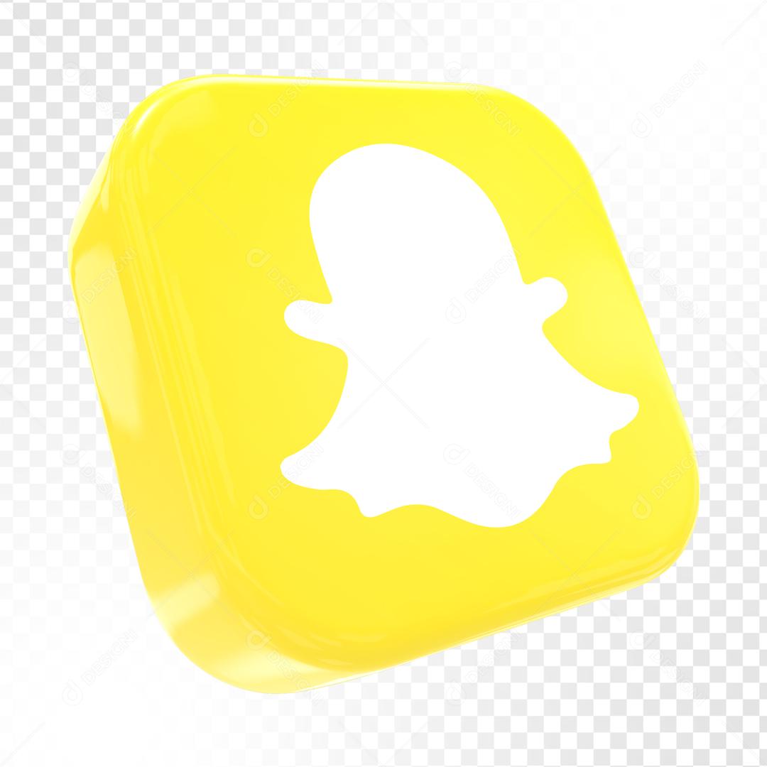Snapchat Elemento 3D Para Composição PSD