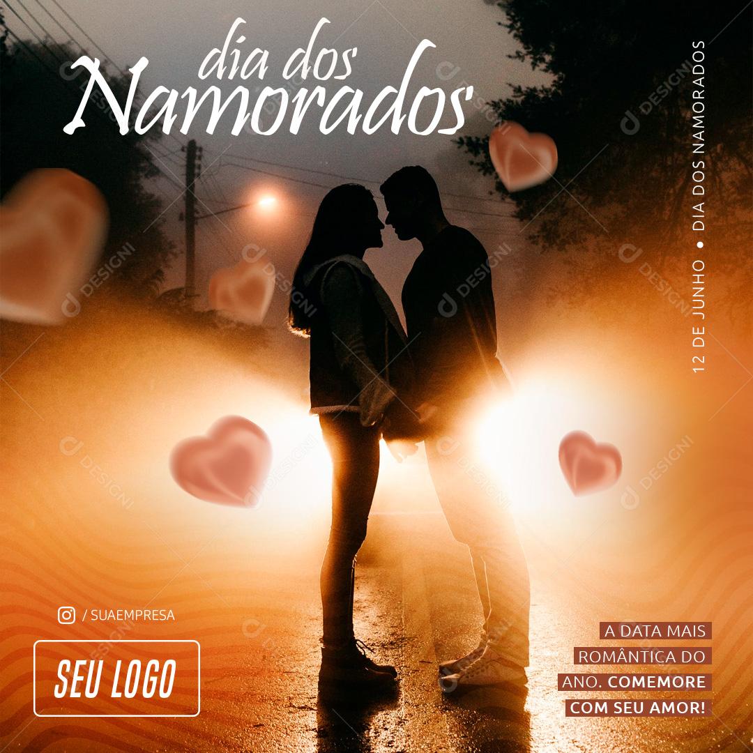 Social Media A data mais Romântica do Ano Dia Dos Namorados PSD Editável