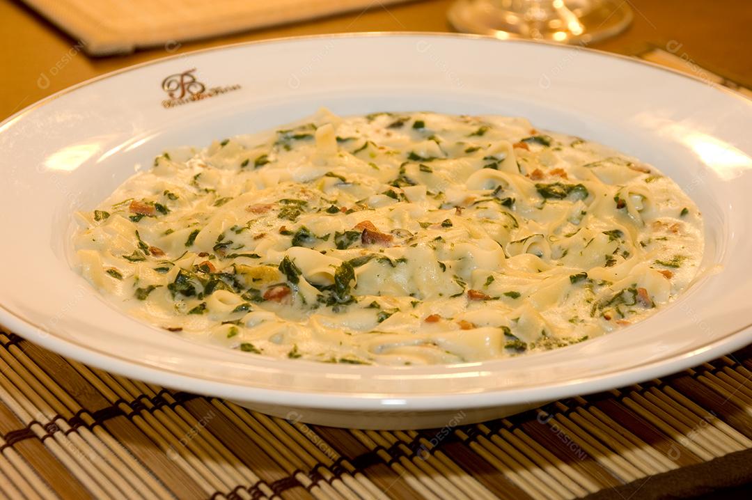 Restaurant food plate wooden table