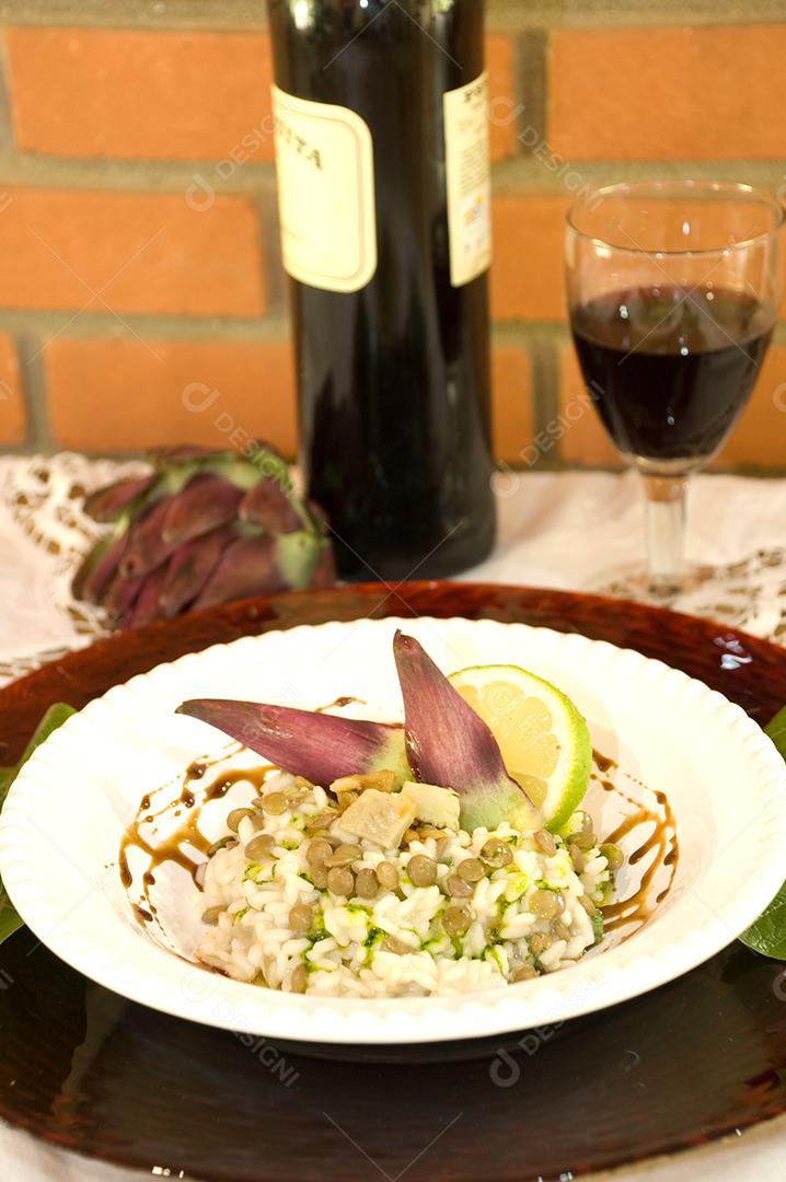 Beringela comida prato restaurante