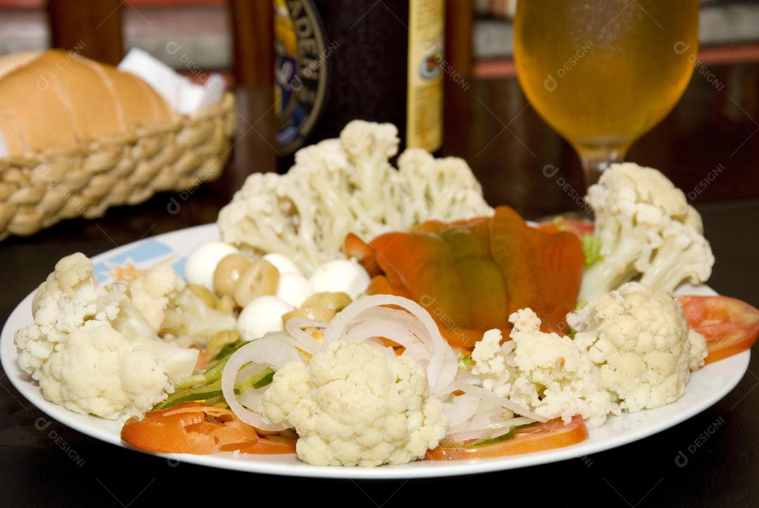 Prato couve-flor cenoura