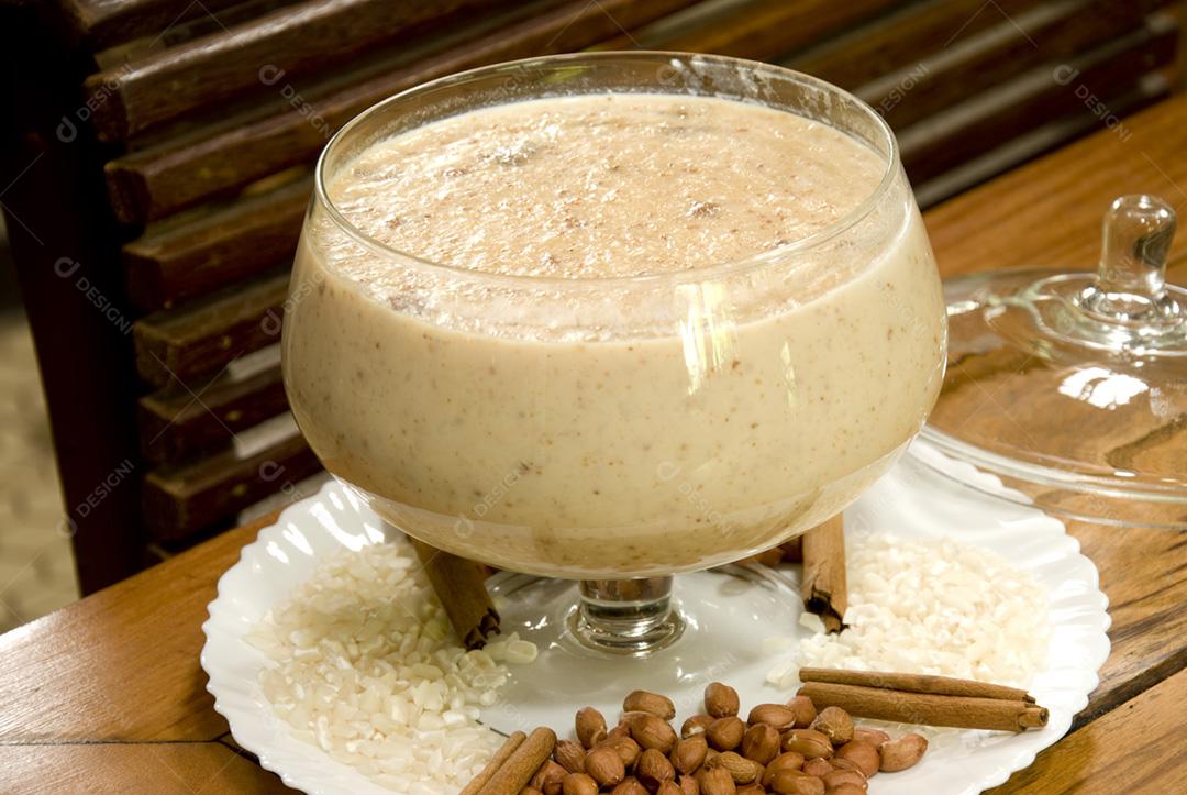 Taça com arroz doce, brasil