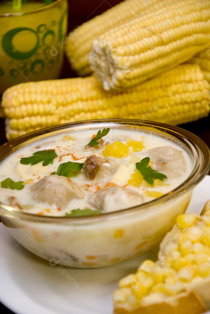 Creme de milho, comidas brasileiras