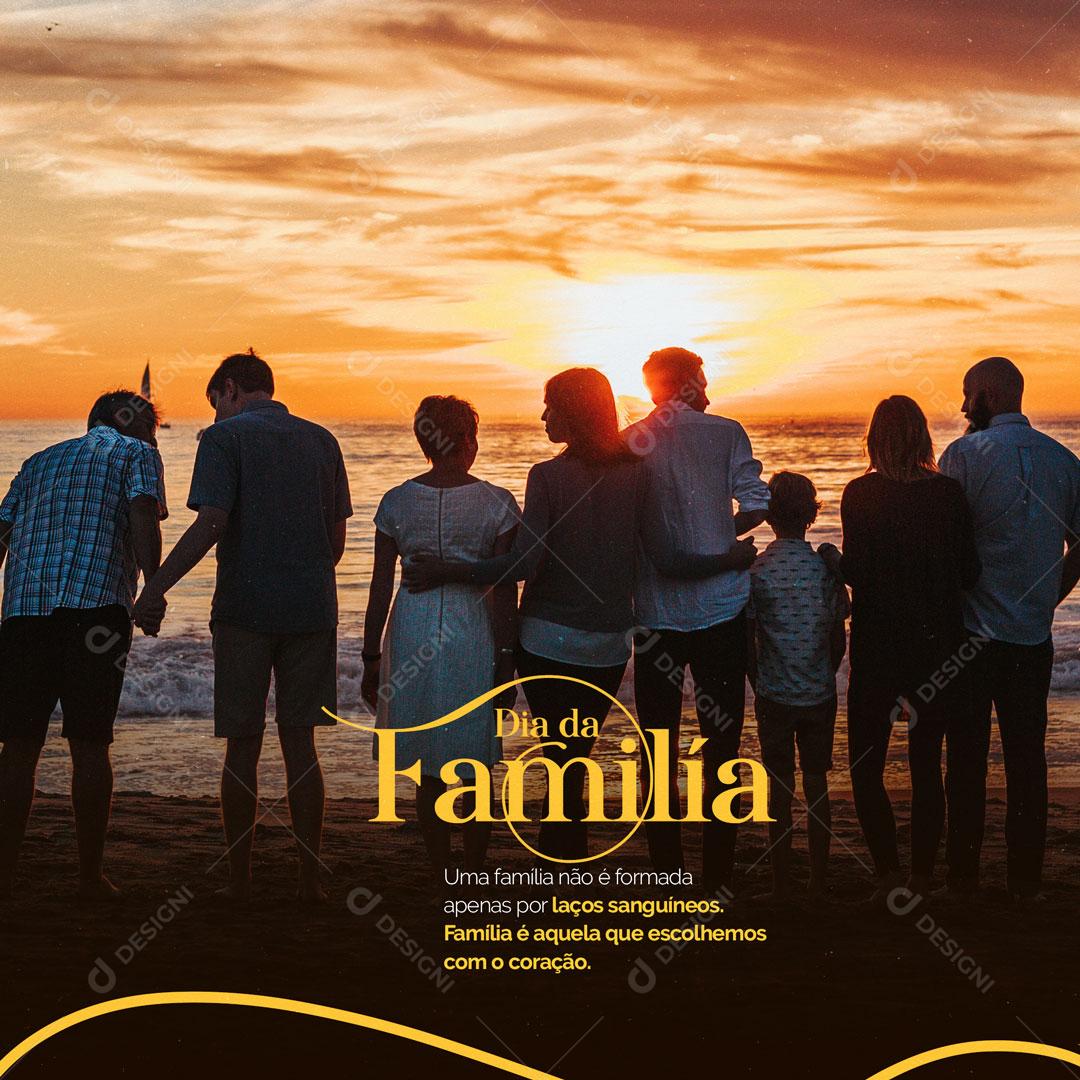 Post Dia da Família 15 De Maio Onde o Amor Começa Social Media PSD Editável