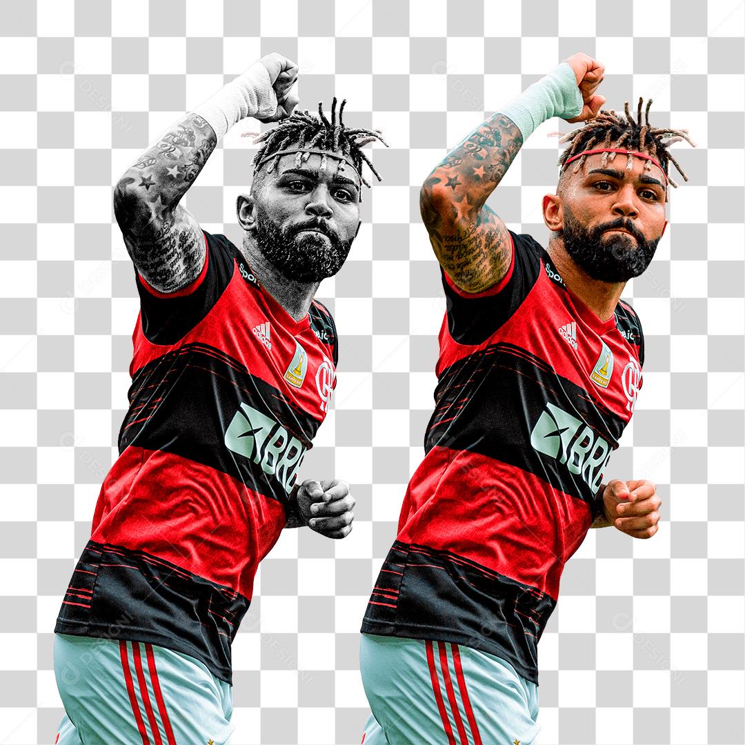 Jogador De Futebol Gabi gol Flamengo PNG Transparente Sem Fundo