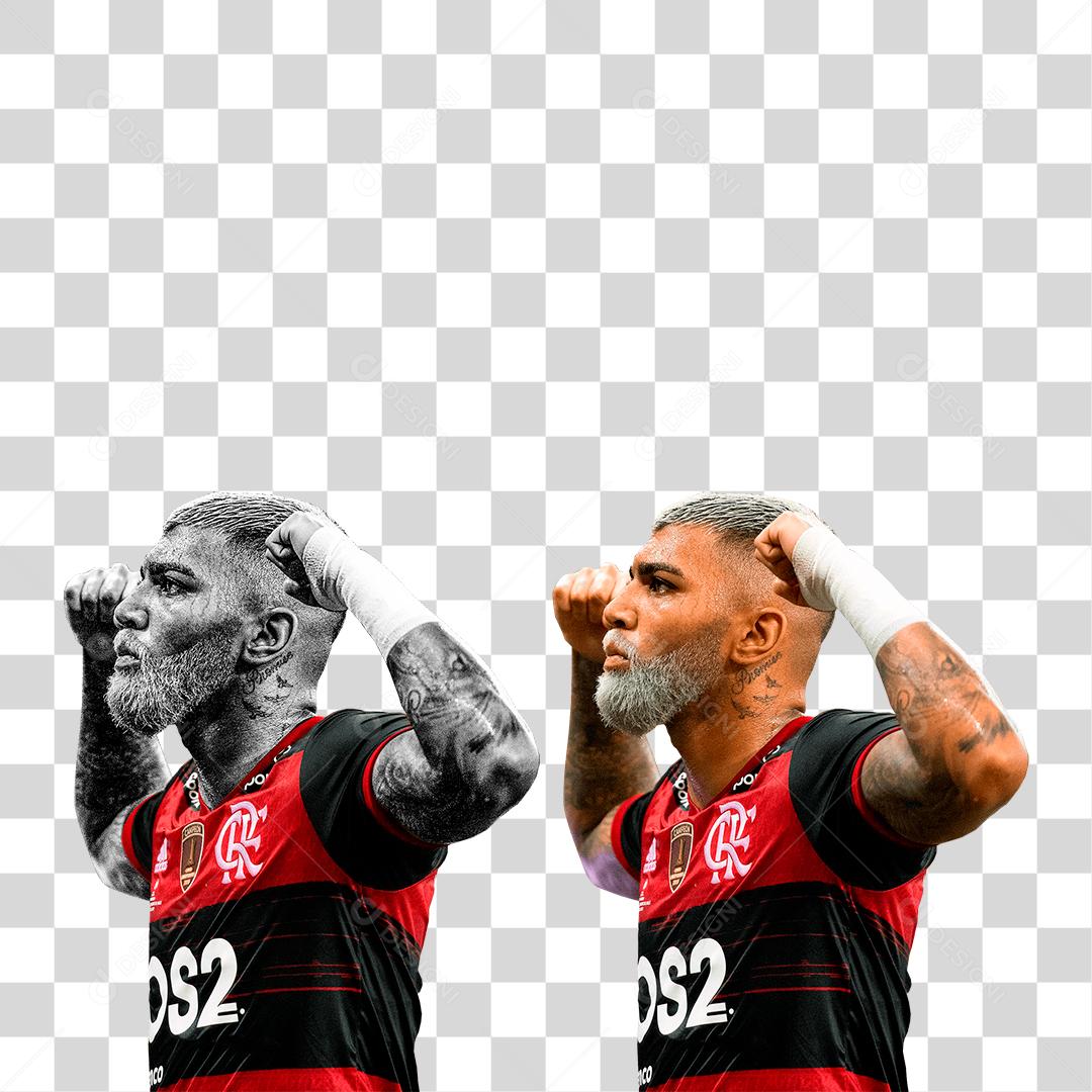 Jogador De Futebol Gabi gol Flamengo PNG Transparente Sem Fundo