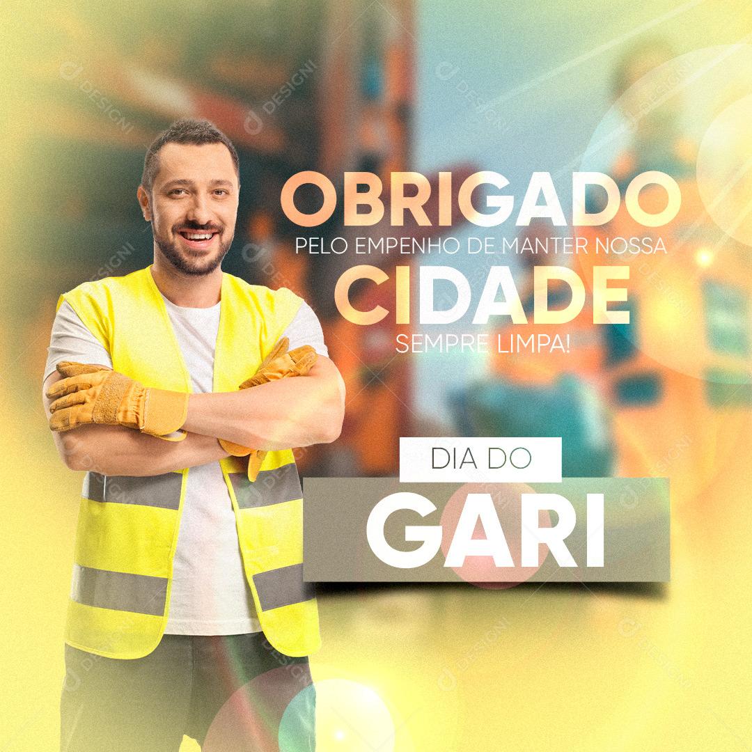 Dia do Gari 16 de Maio Social Media PSD Editável