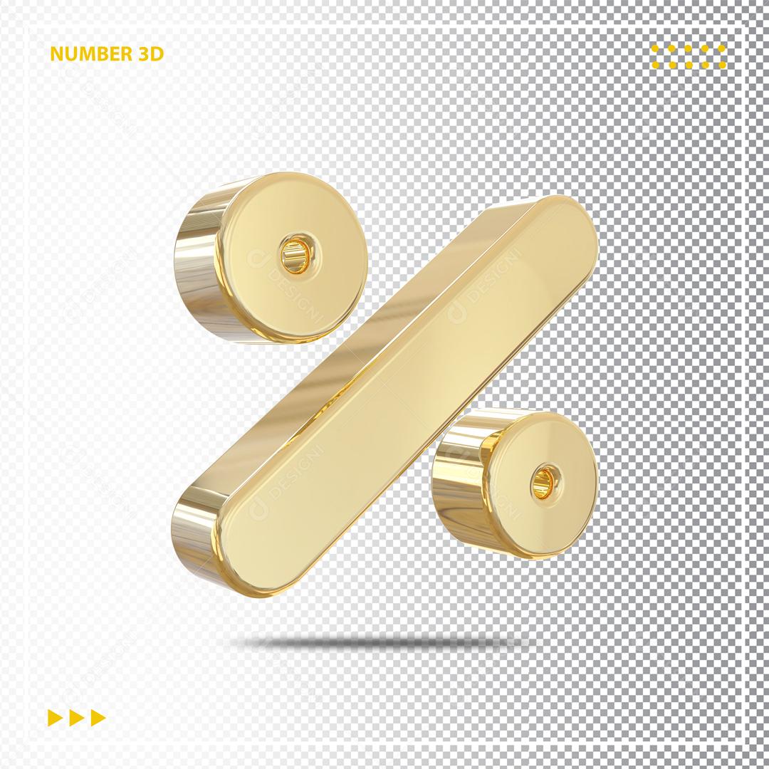 Porcentagem 3D Para Composição PSD