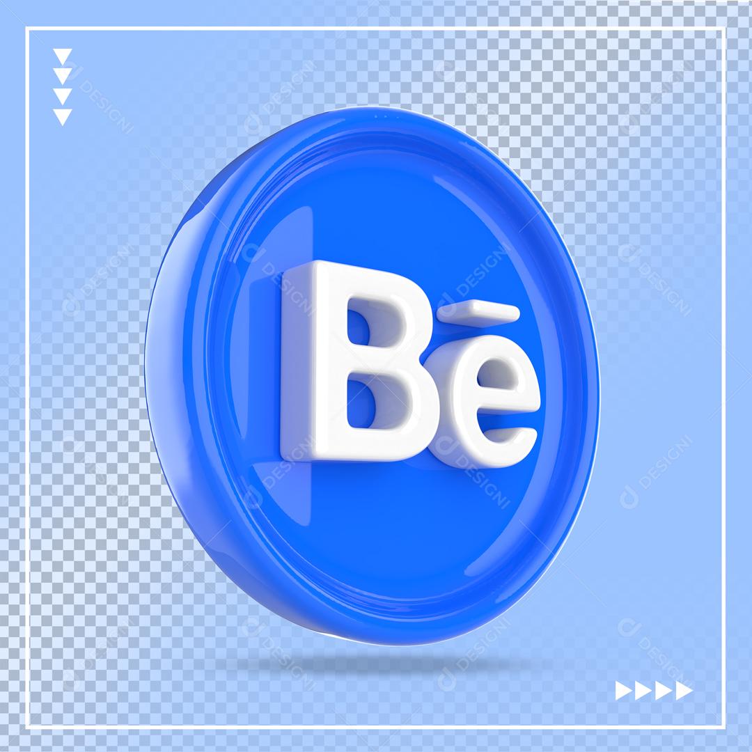 Behance 3D Elemento Para Composição PSD