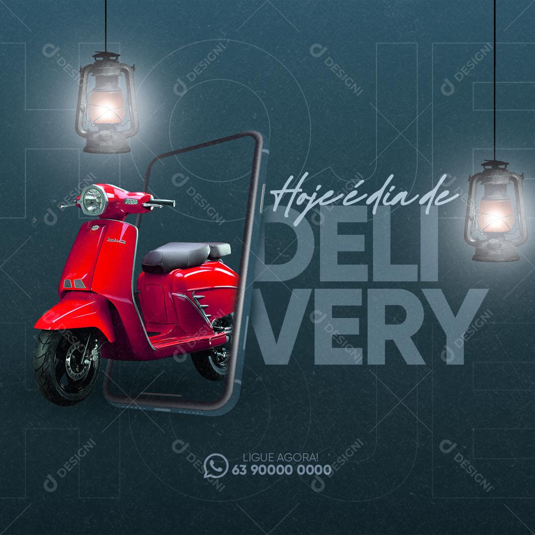 Post Delivery Bebidas Cerveja Gelada Aonde Você Estiver Social Media PSD Editável