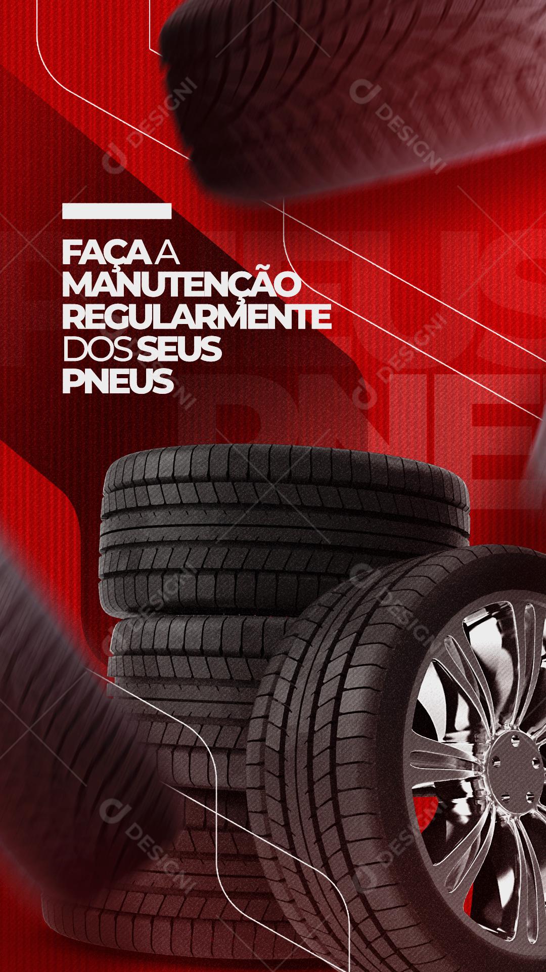 Social Media Story Oficina Mecânica Faça a Manutenção PSD Editável