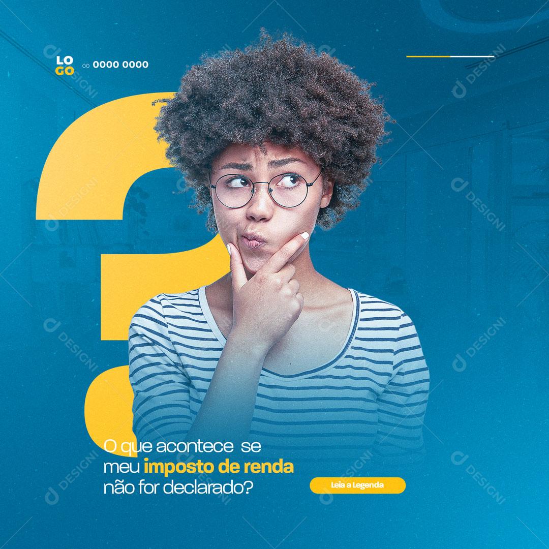 Social Media Contabilidade Imposto de Renda PSD Editável