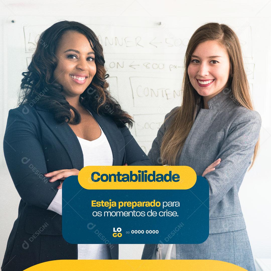 Social Media Contabilidade Contador PSD Editável