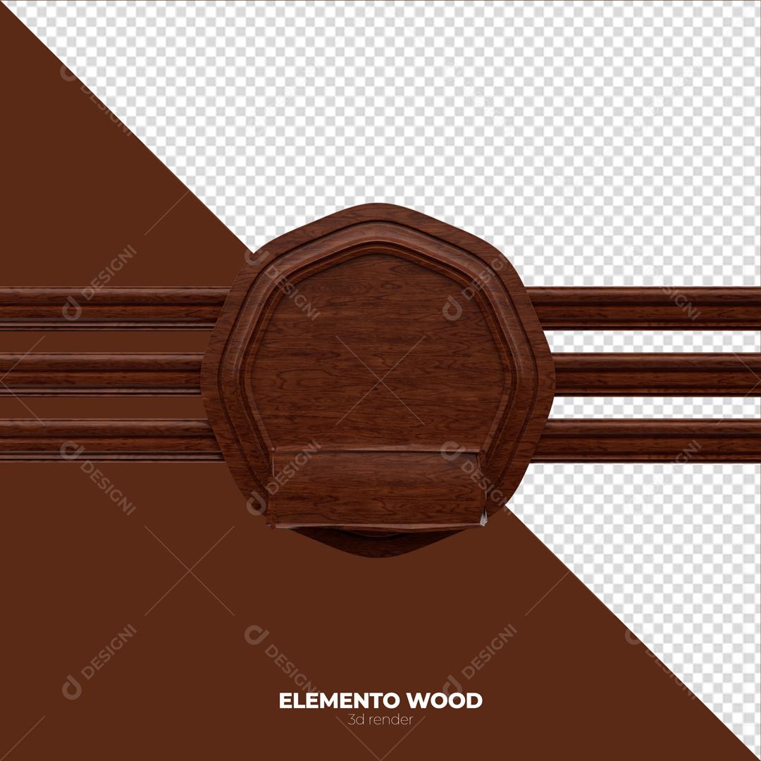 Elemento 3D Para Composição Painel Com Cordas PNG Transparente