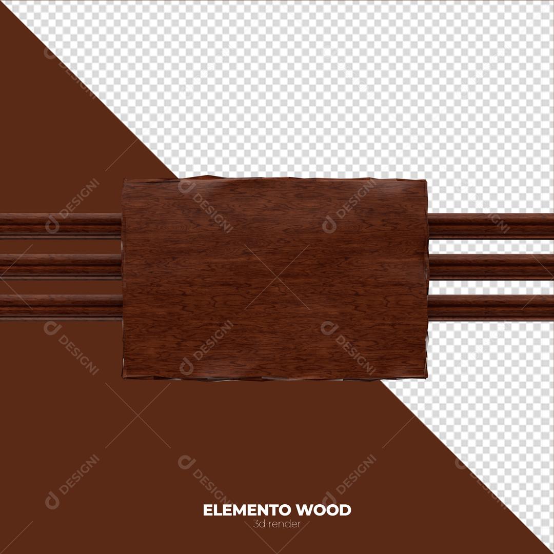 Elemento 3D Para Composição Painel Com Cordas PNG Transparente