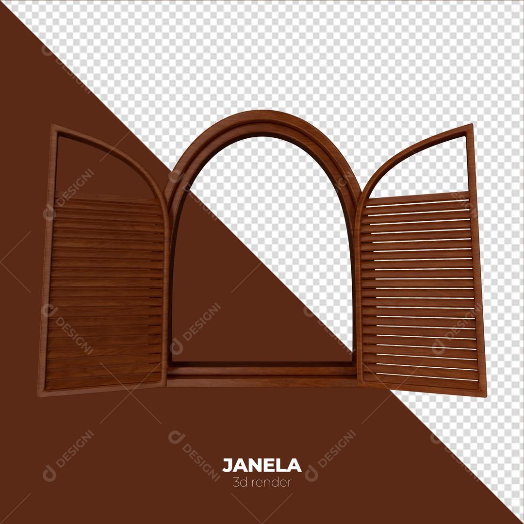 Janela De Madeira Para Composição PNG Transparente