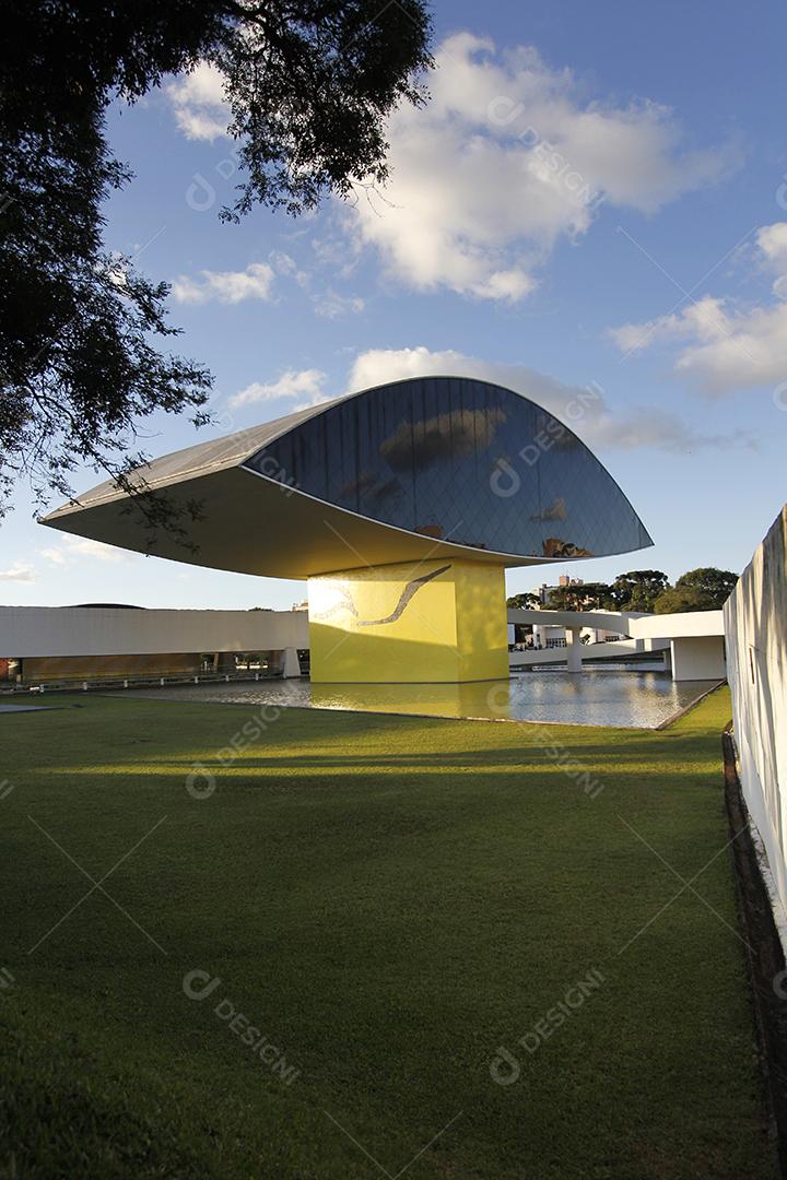 Museu em Curitiba, Paraná, Brasil.