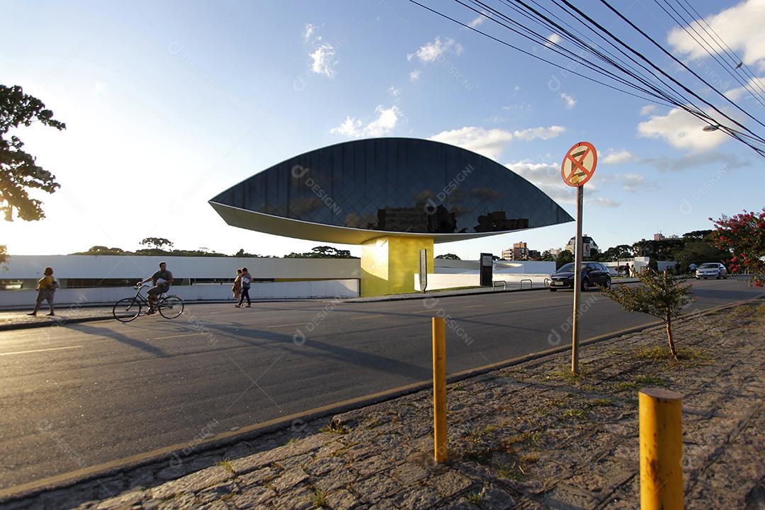 Museu em Curitiba, Paraná, Brasil.