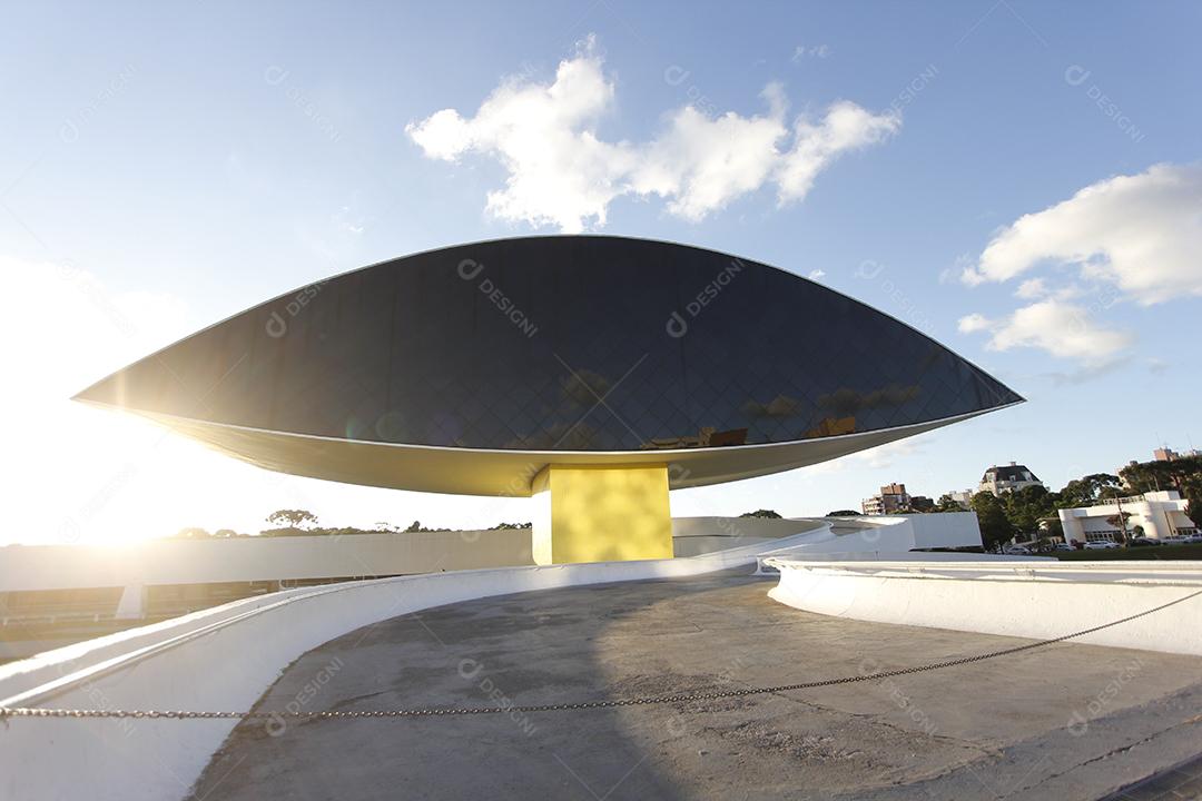 Museu em Curitiba, Paraná, Brasil.