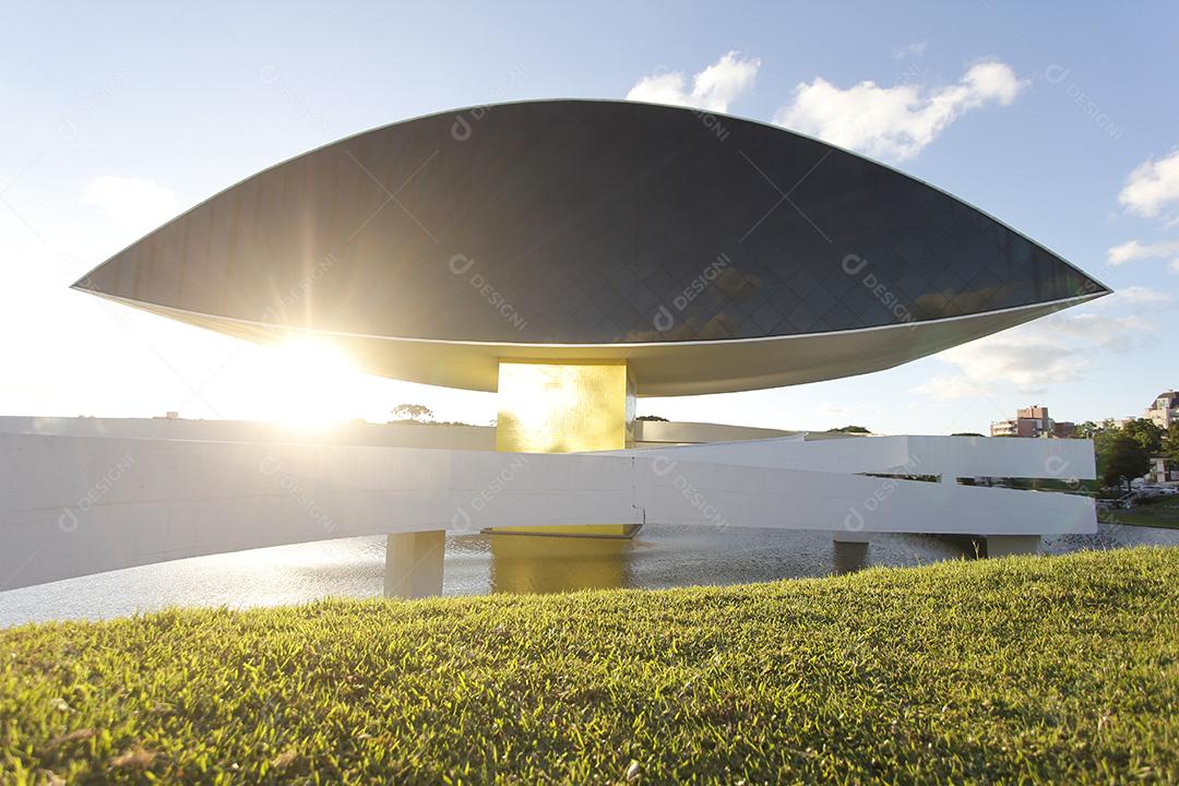 Museu em Curitiba, Paraná, Brasil.