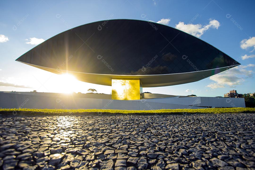 Museu em Curitiba, Paraná, Brasil.