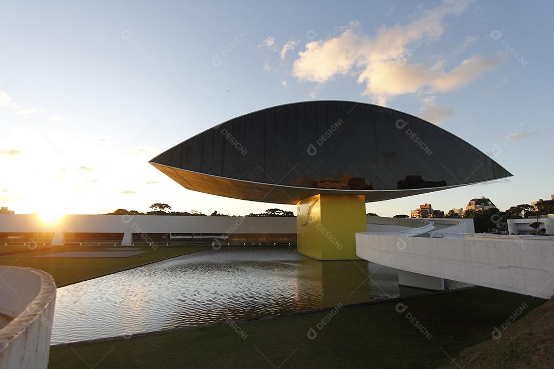 Museu em Curitiba, Paraná, Brasil.