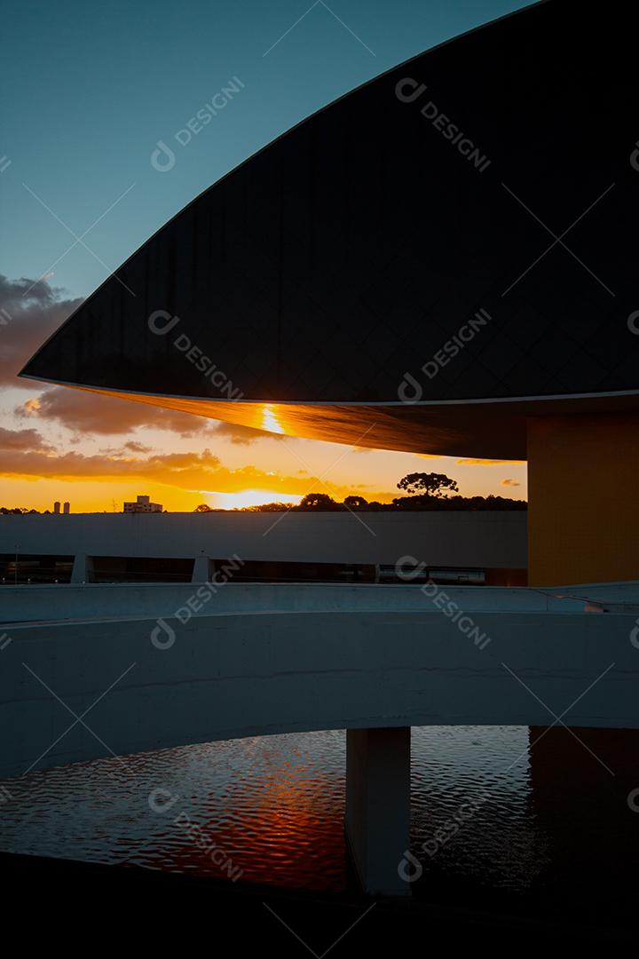 Museu em Curitiba, Paraná, Brasil.