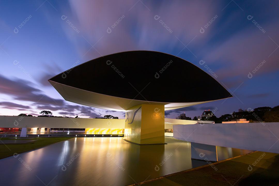 Museu em Curitiba, Paraná, Brasil.