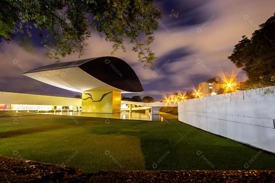 Museu em Curitiba, Paraná, Brasil.
