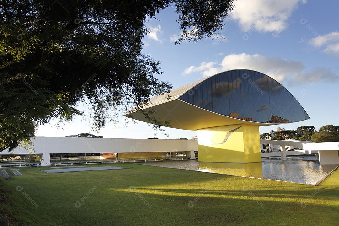 Museu em Curitiba, Paraná, Brasil.