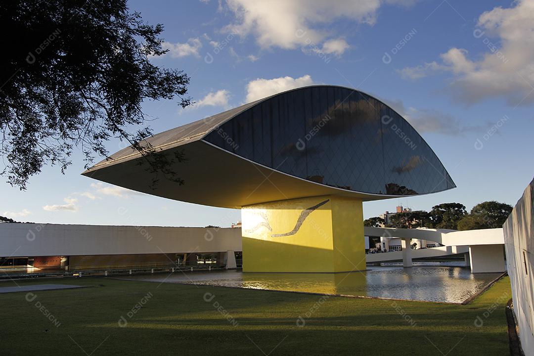 Museu em Curitiba, Paraná, Brasil.