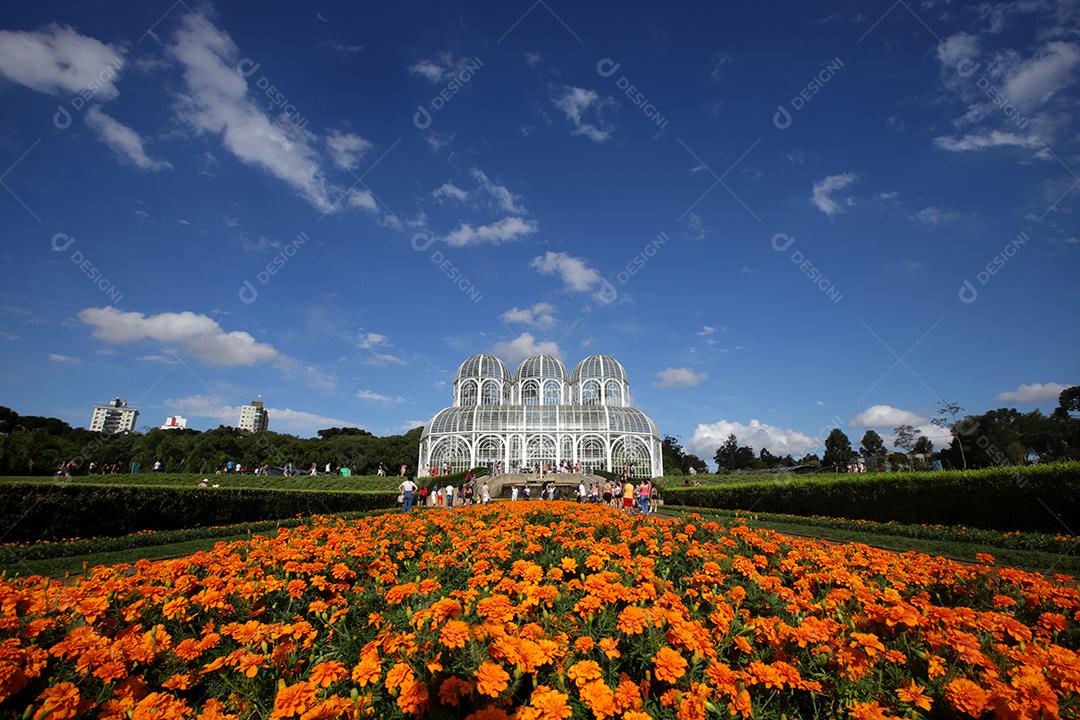 Estufa do Jardim Botânico de Curitiba - Curitiba, Paraná, Brasil.