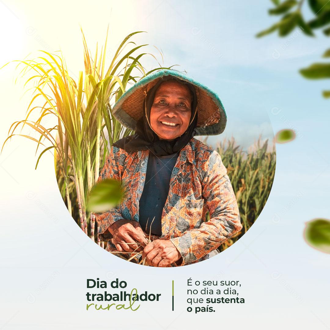 Dia do Trabalhador Rural 25 de Maio Social Media PSD Editável