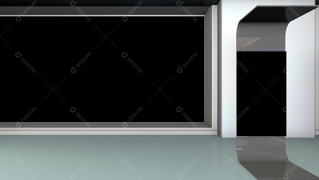 Cenário Conjunto Virtual 3D para Composição PSD