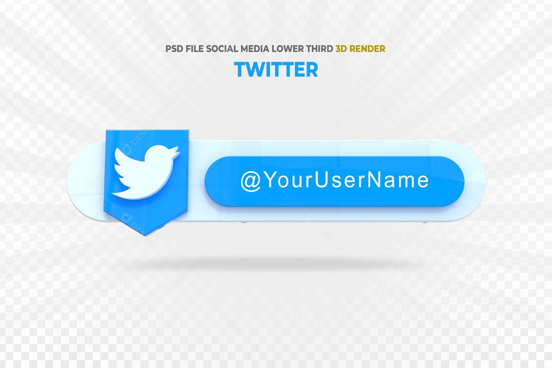 Caixa De Pergunta Tag do Behance 3D Elemento Para Composição PSD