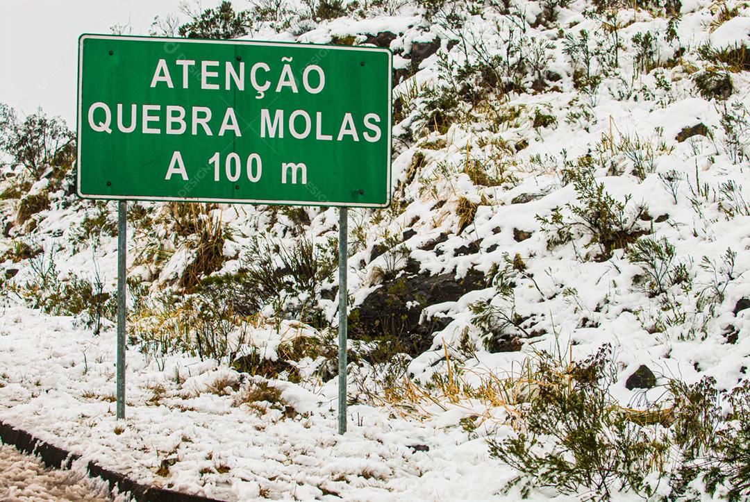 Neve em Urubici
